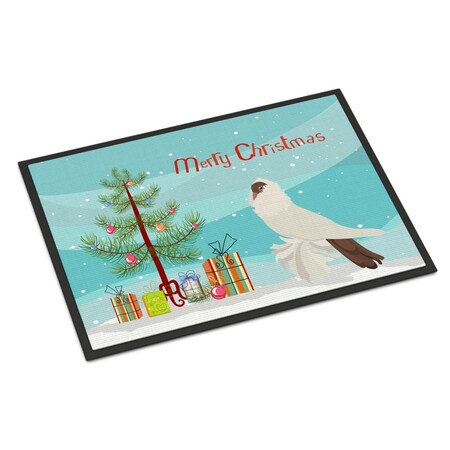 Carolines Treasures German Helmet Pigeon Christmas Indoor or Outdoor Mat, 18 x 27 in. BB9311MAT